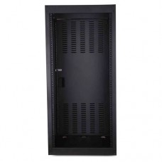 AVS 19" Телекоммуникационный напольный шкаф 42U, 557х470 мм, под круглые винты, цвет черный