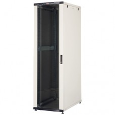 CKline 19" Телекоммуникационный напольный шкаф 42U, 600х1000, передняя дверь одностворчатая, стекло, задняя дверь одностворчатая, металл, цвет черный