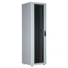 DYNAmic Basic 19" Телекоммуникационный напольный шкаф 42U, 600х600, дверь одностворчатая, стекло, цвет серый