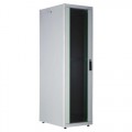 DYNAmic Basic 19" Телекоммуникационный напольный шкаф 20U, 600х800, дверь одностворчатая, стекло, цвет черный