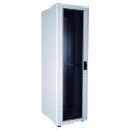 EURObox 19" Телекоммуникационный напольный шкаф 26U, 600х1000, дверь одностворчатая, стекло, цвет серый