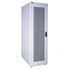 EURObox Server 19" Серверный напольный шкаф 26U, 600х1000, дверь одностворчатая, перфорация, цвет серый