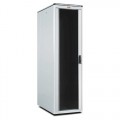 DYNAmic 19" Телекоммуникационный напольный шкаф 39U, 600х1000, стеклянная одностворчатая передняя дверь, металлическая задняя дверь с кабельными вводами, цвет серый