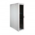 DYNAmic 19" Телекоммуникационный напольный шкаф 42U, 600х1200, стеклянная одностворчатая передняя дверь, металлическая задняя дверь с кабельными вводами, цвет черный