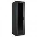DYNAmic Basic 19" Телекоммуникационный напольный шкаф 22U, 600х600, дверь одностворчатая, стекло, цвет черный