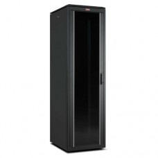 DYNAmic 19" Телекоммуникационный напольный шкаф 16U, 600х800, дверь одностворчатая, стекло, цвет черный