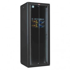 DYNAmic 19" Телекоммуникационный напольный шкаф 26U, 800х600, дверь двустворчатая, стекло, цвет серый