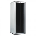 DYNAmic 19" Телекоммуникационный напольный шкаф 22U, 800х800, дверь двустворчатая, стекло, цвет серый