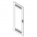 Передняя вентилируемая дверь для индустриального шкафа IP55, Ш=800мм, В=1600мм, стекло
