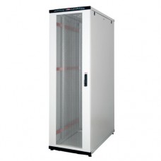 Just1Minute 19" Телекоммуникационный напольный шкаф 47U, 600х1200, алюминий, передняя дверь одностворчатая, перфорация, задняя дверь одностворчатая, металл, цвет серый