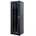Just1Minute 19" Телекоммуникационный напольный шкаф 12U, 600х800, алюминий, двери одностворчатые, металл, цвет серый