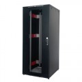 Just1Minute 19" Телекоммуникационный напольный шкаф 47U, 800х1000, алюминий, передняя дверь одностворчатая, перфорация, задняя дверь одностворчатая, металл, цвет черный