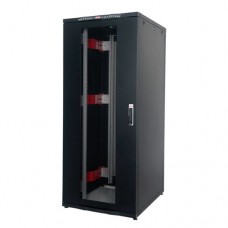 Just1Minute 19" Телекоммуникационный напольный шкаф 45U, 800х1000, сталь, передняя дверь одностворчатая, перфорация, задняя дверь одностворчатая, металл, цвет серый