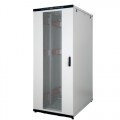 Just1Minute 19" Телекоммуникационный напольный шкаф 45U, 800х1200, алюминий, передняя дверь одностворчатая, перфорация, задняя дверь одностворчатая, металл, цвет серый