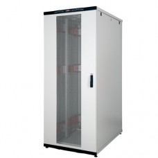 Just1Minute 19" Телекоммуникационный напольный шкаф 45U, 800х1200, сталь, передняя дверь одностворчатая, перфорация, задняя дверь одностворчатая, металл, цвет черный