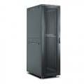 DYNAmax 19" Серверный напольный шкаф 42U, 600х1000, передняя дверь одностворчатая, задняя дверь двустворчатая, перфорация, цвет черный