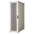DYNAmax 19" Серверный напольный шкаф 26U, 600х1000, передняя дверь одностворчатая, задняя дверь двустворчатая, перфорация, цвет серый