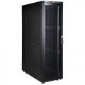 DYNAmax 19" Серверный напольный шкаф 42U, 600х1200, передняя дверь одностворчатая, задняя дверь двустворчатая, перфорация, цвет серый