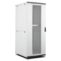 DYNAmax 19" Серверный напольный шкаф 47U, 800х1000, передняя дверь одностворчатая, задняя дверь двустворчатая, перфорация, цвет серый