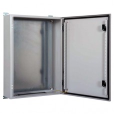 Индустриальный настенный шкаф IP66, Ш=500мм, Г=200мм, В=700мм, передняя дверь металл,  цвет серый