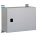 Индустриальный настенный шкаф IP66, Ш=400мм, Г=200мм, В=600мм, передняя дверь металл,  цвет серый