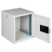 19" Телекоммуникационный антивандальный настенный шкаф 12U, 600х600, с электронным замком, цвет серый