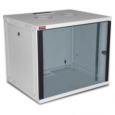 EURObox 19" Телекоммуникационный настенный шкаф 16U, 540х450, дверь стекло, цвет серый