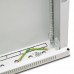 NETbox HOME 19" Телекоммуникационный настенный шкаф 12U, 600х150, дверь стекло, цвет серый