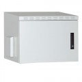 SAFEbox 19" Телекоммуникационный настенный шкаф IP55 7U, для внешней установки, 600х600, дверь металл, цвет серый