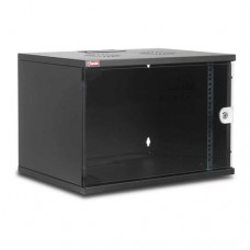 NETbox SOHO 19" Телекоммуникационный настенный шкаф 7U, 540х500, дверь стекло, цвет черный