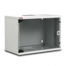 NETbox SOHO 19" Телекоммуникационный настенный шкаф 9U, 540х600, дверь стекло, цвет серый