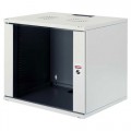 NETbox SOHO 19" Телекоммуникационный настенный шкаф 7U, 540х500, дверь стекло в металлической раме, цвет серый