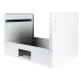 SET SOHO 19" Телекоммуникационный настенный шкаф 4U, 540х400, дверь стекло, цвет серый