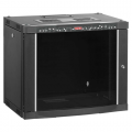 NETbox 19" Телекоммуникационный настенный шкаф 7U, 600х600, дверь металл, цвет черный