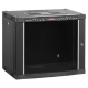 NETbox 19" Телекоммуникационный настенный шкаф 16U, 600х450, дверь стекло, цвет черный